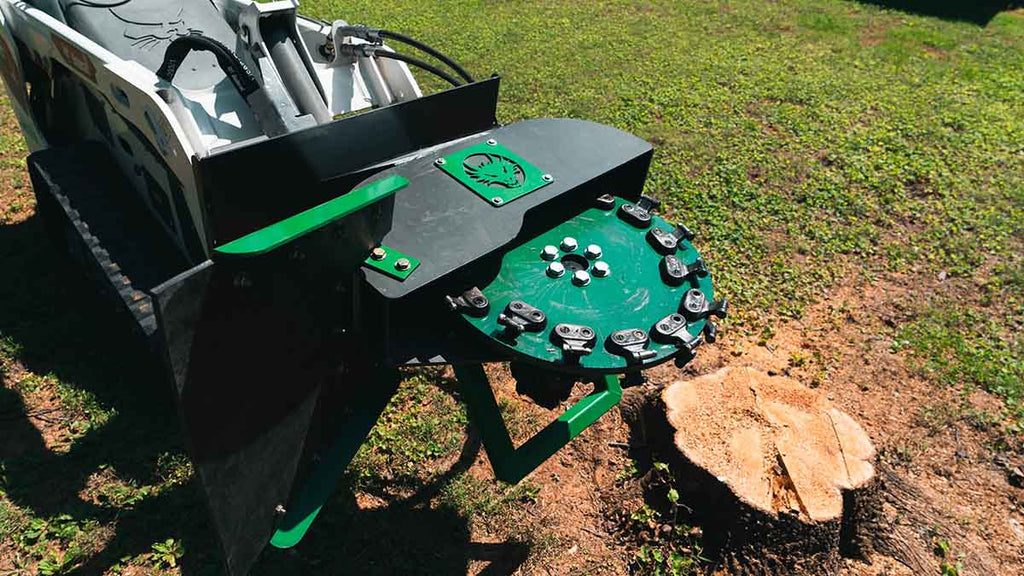 MINI SKID STEER RAVAGER STUMP GRINDER