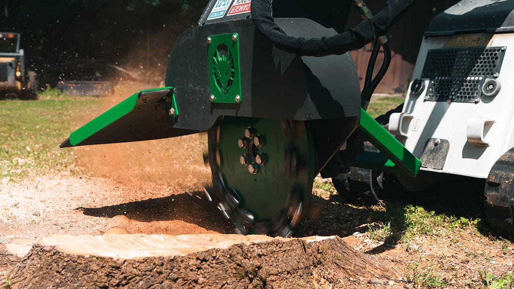MINI SKID STEER RAVAGER STUMP GRINDER