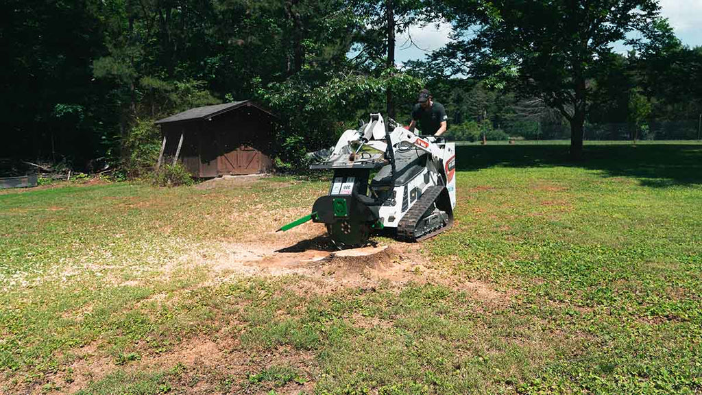 MINI SKID STEER RAVAGER STUMP GRINDER