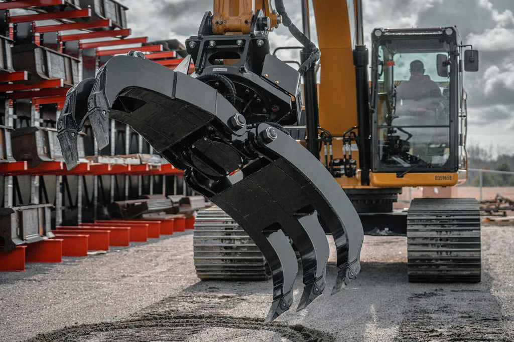 EXCAVATOR BYPASS HYDRA GRAPPLE - Schweitzer Farms and Sales