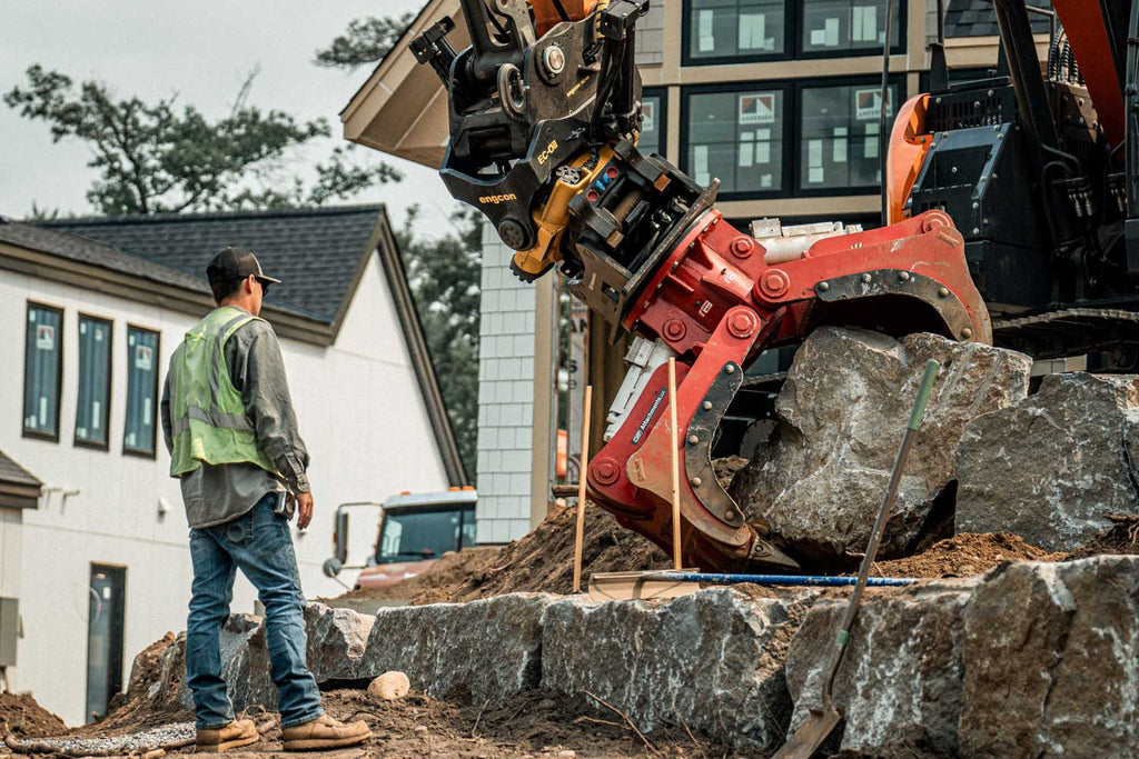 EXCAVATOR NON-ROTATE HYDRA GRAPPLE - Schweitzer Farms and Sales