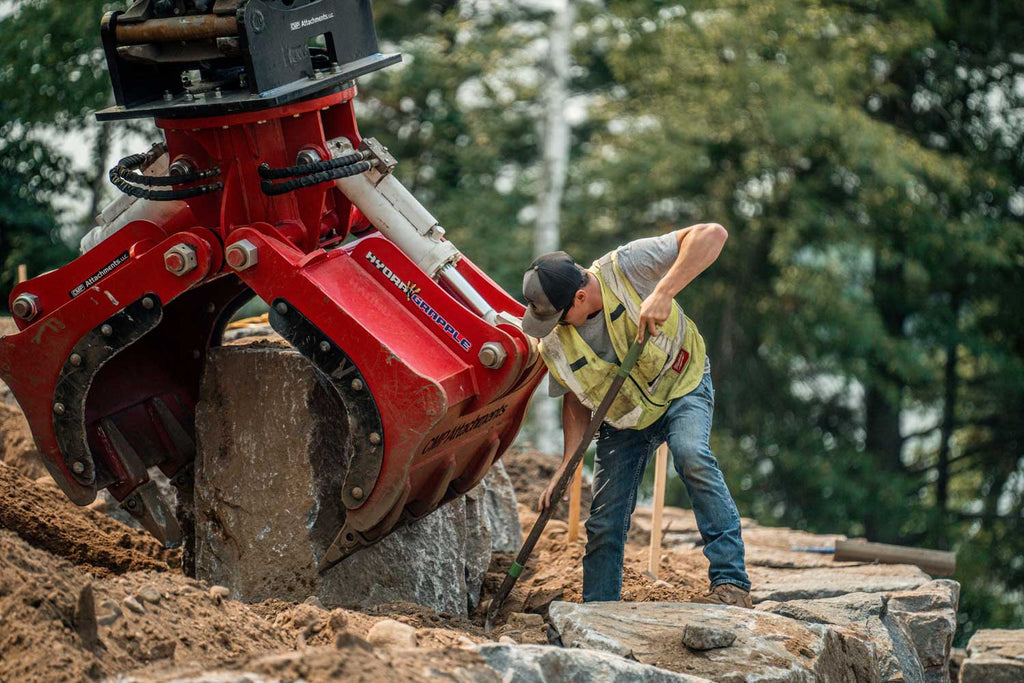 EXCAVATOR NON-ROTATE HYDRA GRAPPLE - Schweitzer Farms and Sales