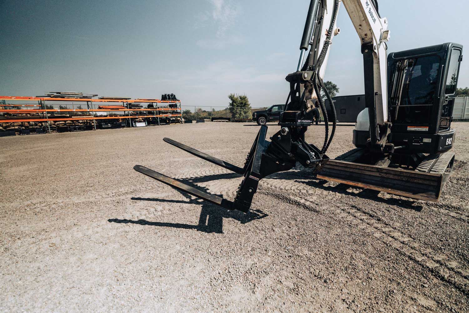 EXCAVATOR MODULAR TILT/ROTATE FORKS - Schweitzer Farms and Sales