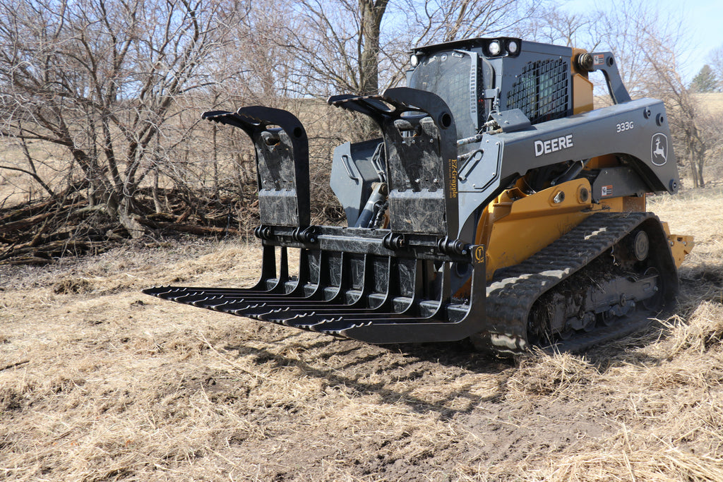 90" BRUSH GRAPPLE WITH 4" NARROW SPACING CL FABRICATION