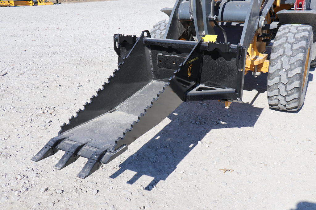 STUMP BUCKET WITH GRAPPLE CL FABRICATION