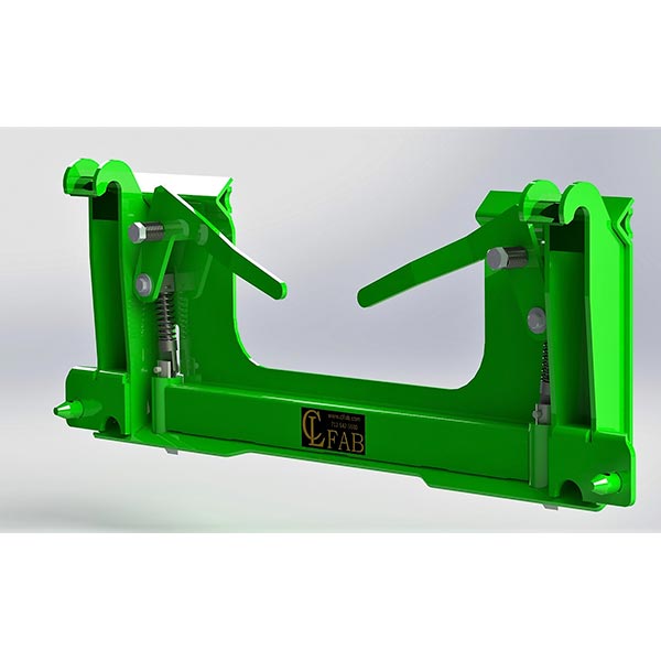 JD H120, 200X, 300X, 400, 400X, 500 TO SKID STEER ADAPTER CL FABRICATION