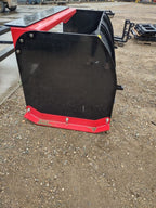 120" SNOW PUSHER WITH BACK DRAG AND RUBBER EDGE MRF