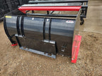 120" SNOW PUSHER WITH BACK DRAG AND RUBBER EDGE MRF