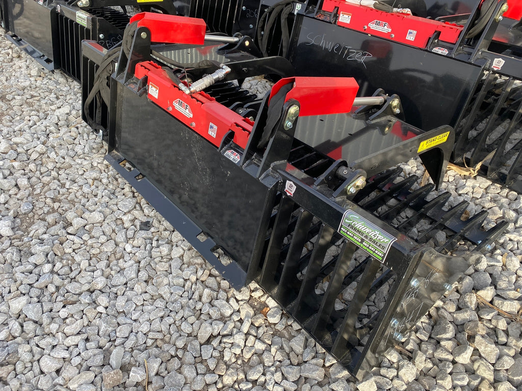 ROCK/BRUSH BUCKET GRAPPLE MESSER ATTACHMENTS