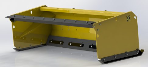 10' SKID STEER SNOW PUSHER WITH BACK DRAG CL FABRICATION