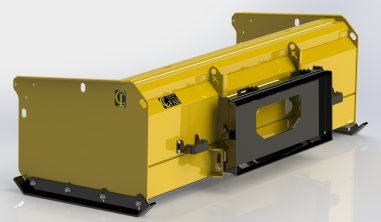 10' SKID STEER SNOW PUSHER WITH BACK DRAG CL FABRICATION