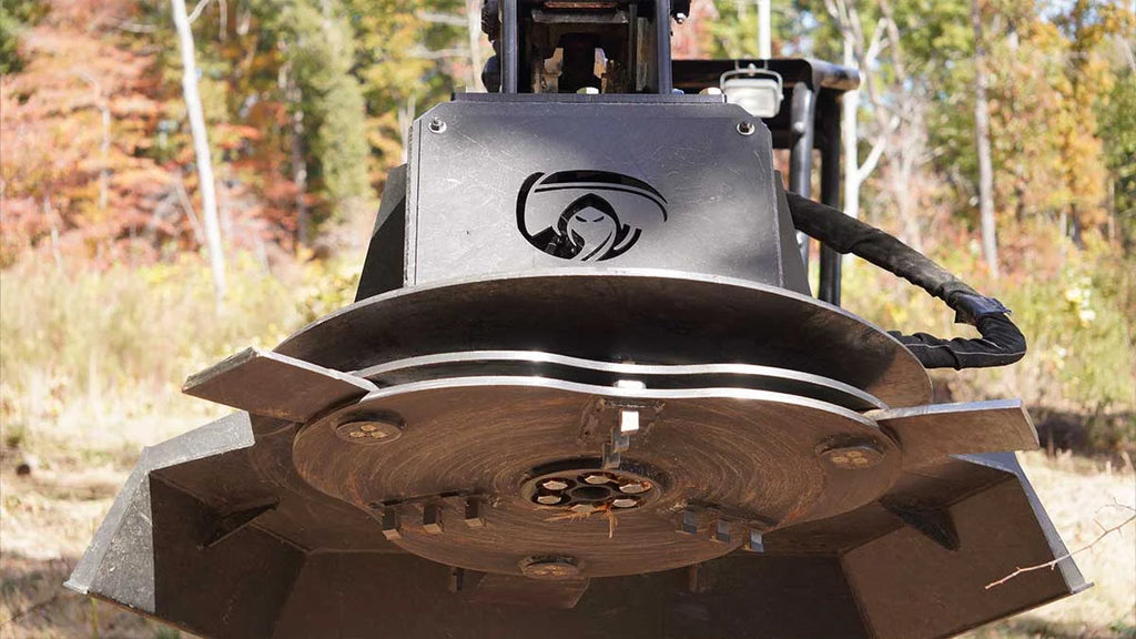 MINI EXCAVATOR TREE REAPER BRUSH CUTTER