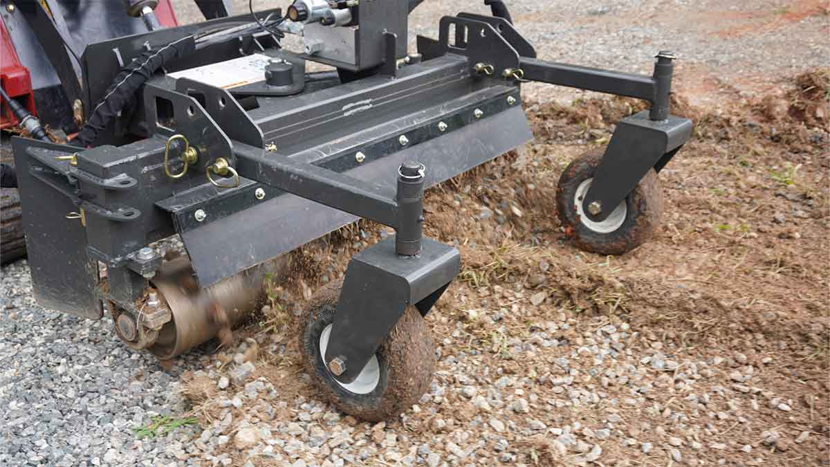 MINI SKID STEER MULTI-PURPOSE POWER RAKE