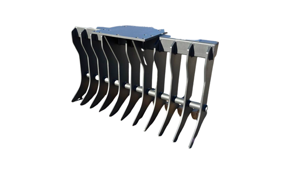 MINI EXCAVATOR ROOK RAKE