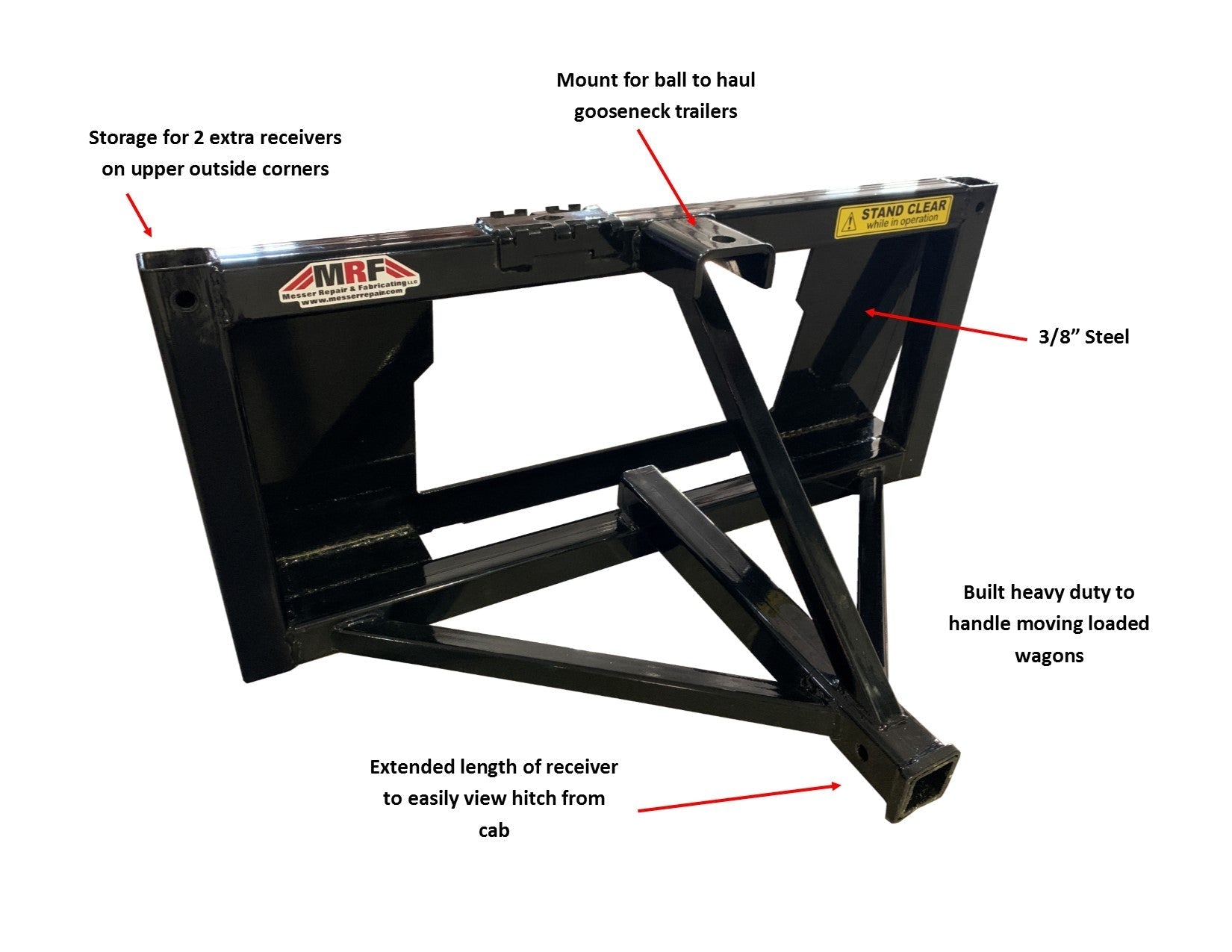 EQUIPMENT MOVER MESSER ATTACHMENTS