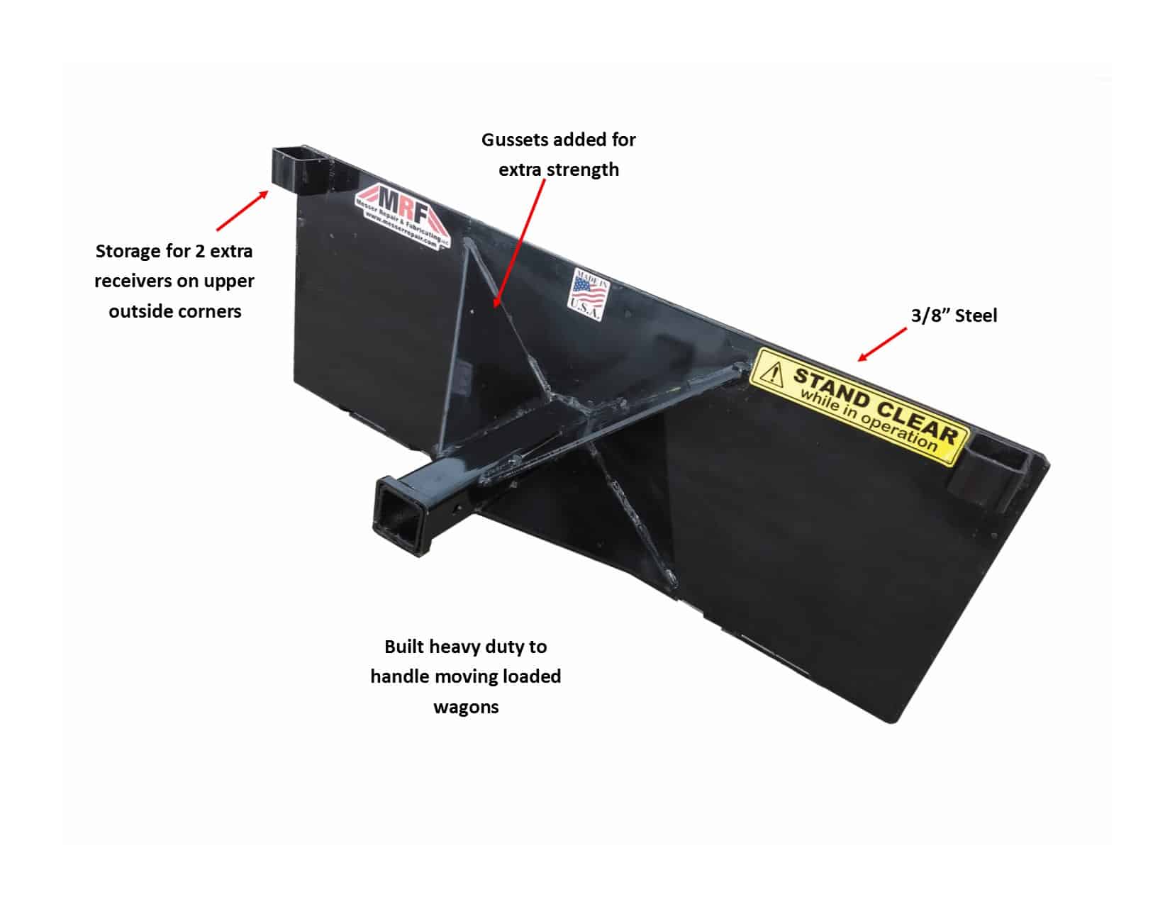 EQUIPMENT MOVER MESSER ATTACHMENTS