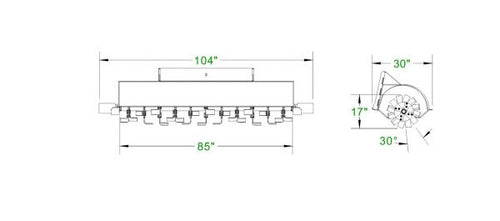 HIGH FLOW 84" ROTARY TILLER | Schweitzer Farms and Sales