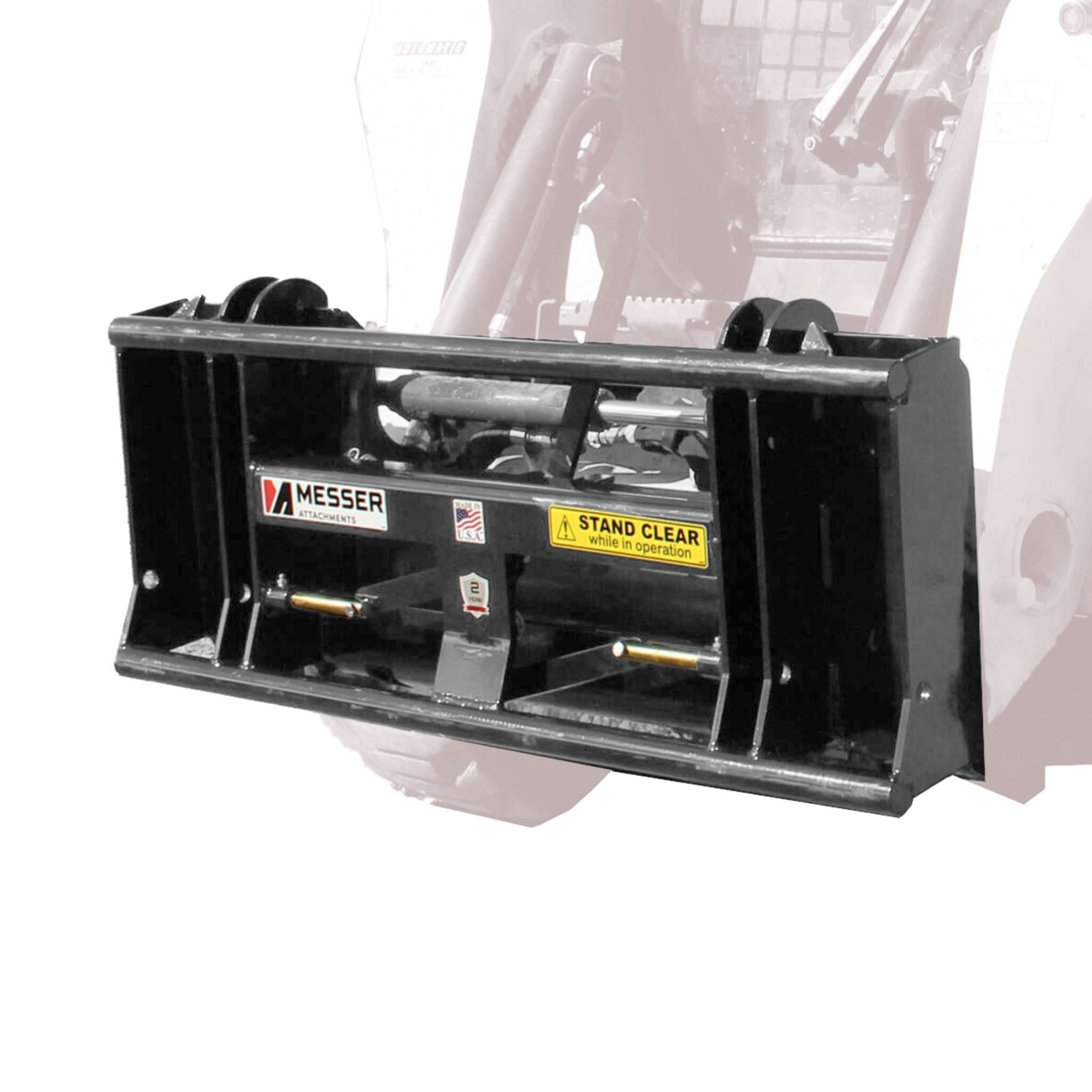 MALE GLOBAL EURO TO UNIVERSAL SKID STEER ADAPTER MESSER ATTACHMENTS