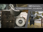 EXCAVATOR POST POUNDER