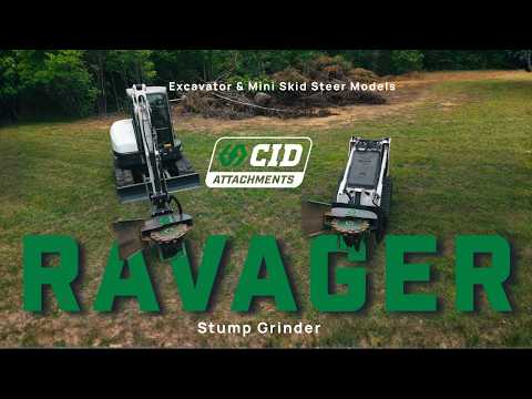 EXCAVATOR RAVAGER STUMP GRINDER