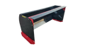SNOW PUSHER WITH BACK DRAG AND RUBBER EDGE MESSER ATTACHMENTS